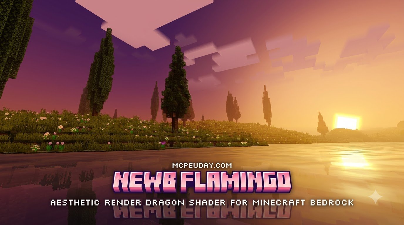 Newb x Flamingo Shader (26.x, 1.21) – MCPE/Bedrock Shader