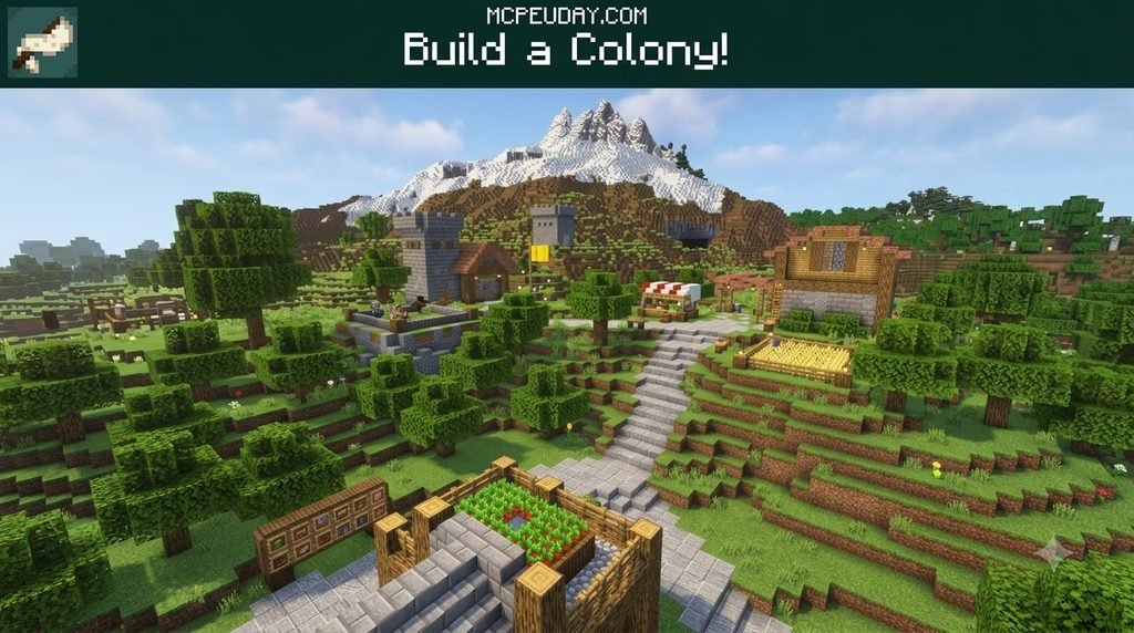 Minecraft Bedrock colony settlement