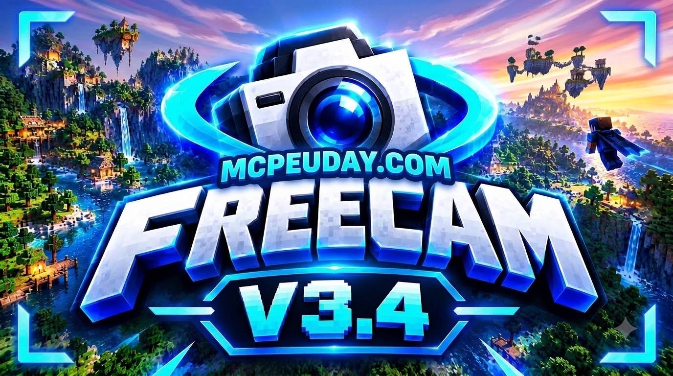 FreeCam Addon (26.x, 1.21) – MCPE/Bedrock Mod