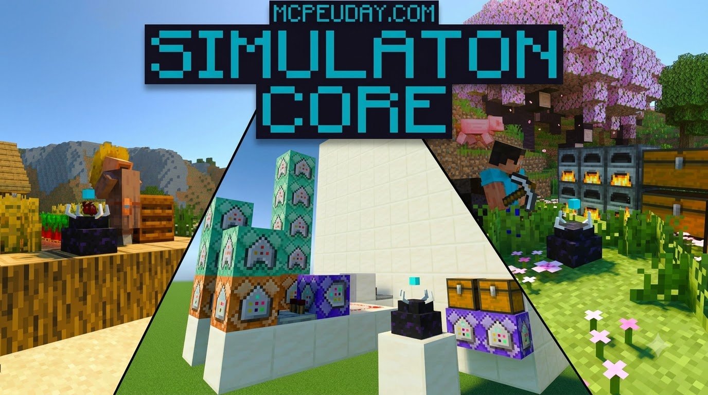 Simulation Core Addon (26.x, 1.21) – MCPE/Bedrock Mod